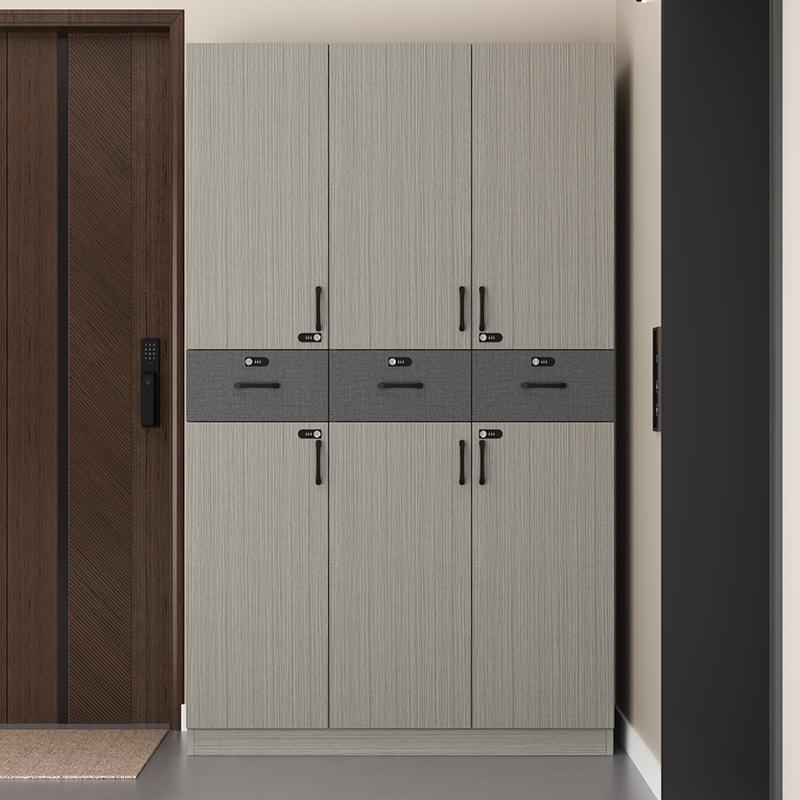 鞋柜家用门口楼道外带密码锁