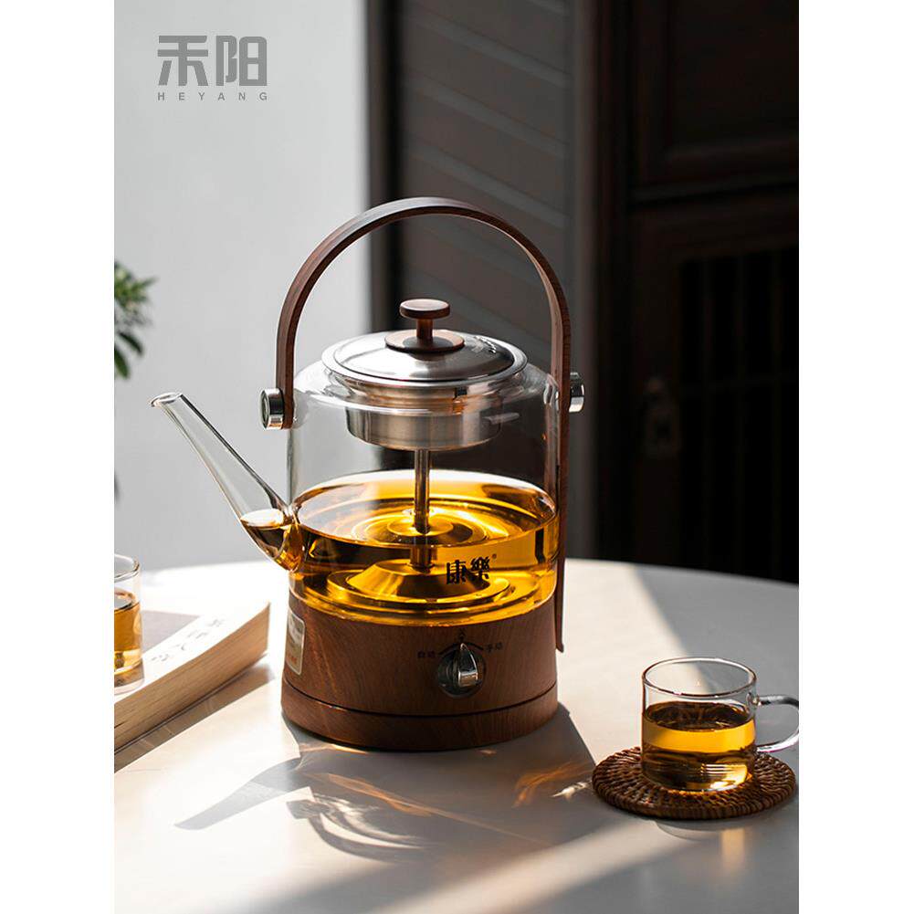 禾阳全自动玻璃煮茶壶新款烧水壶家用蒸茶壶养生壶普洱白茶煮茶器