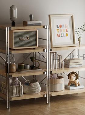 仓库货架阳台日式置物架多层落地仓储收纳架家用储藏室超市货物架