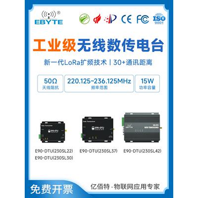 Ebyte Rs485/232无线数字传输无线电230Mhz自动中继Dtu远程通信Lo