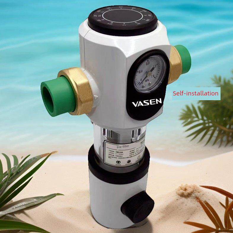 卫星预过滤器8吨家用自来水管不锈钢过滤器清洗Classy预水净化中