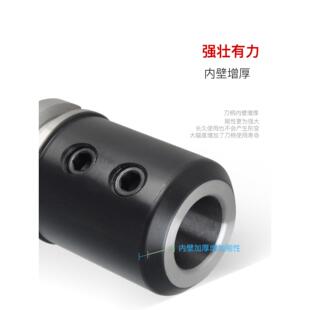 Sln侧固定式铣刀柄数控加工中心侧固定式U型钻柄Bt40/50-Sln16 25