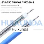 670 250射频同轴电缆Rg401屏蔽线Sfx 5半软线半软线