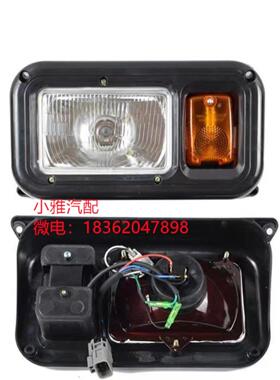 挖掘机配件斗山大宇DH210W 7 150W7轮挖胶轮式工作转向前大灯LED