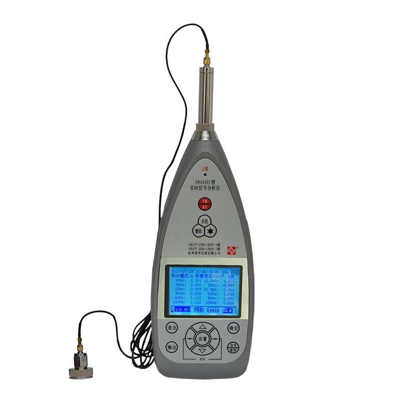爱华AWA6291噪音声级计 机器振动仪可选配统计 1/1 1/3OCT FFT