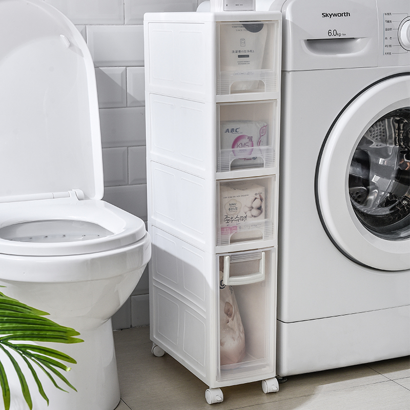 夹缝收纳柜15cm厨房抽屉式缝隙储物柜置物边角柜卫生间窄缝置物架