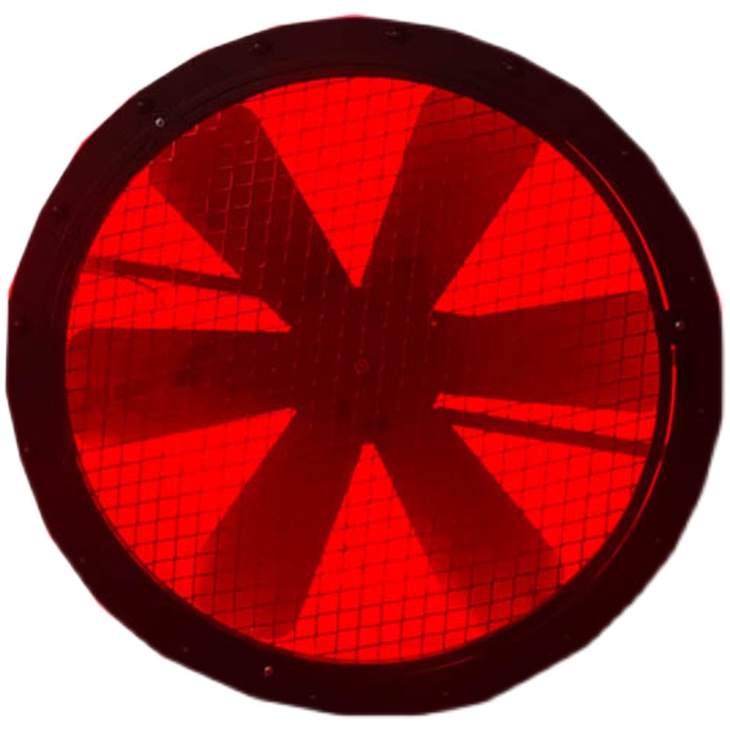 工业风金属背景氛围灯发亮立体风扇造型酒吧餐厅圆形装饰灯铁艺