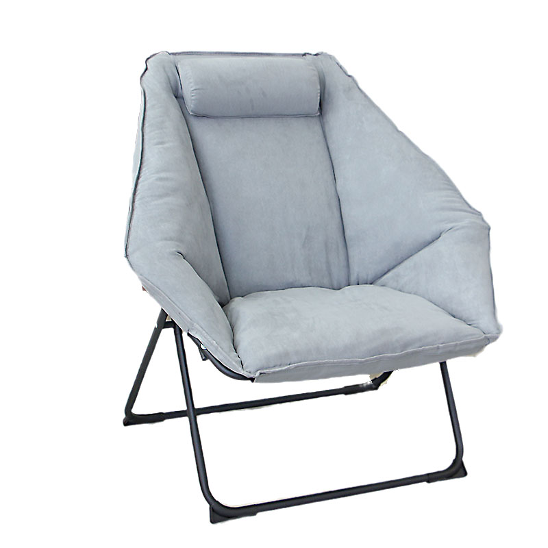 折叠椅子靠背懒人休闲沙发椅家用单人阳台卧室看书椅孕妇午睡躺椅