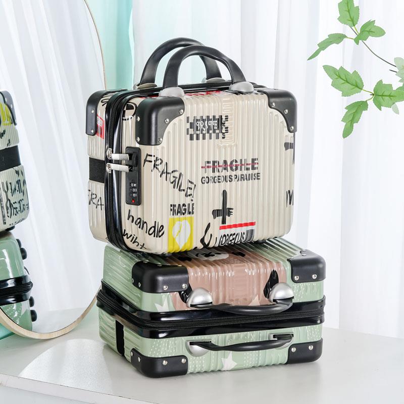 高颜值卡通14寸行李箱女小型可爱手提箱包16寸可携式化妆箱时尚潮