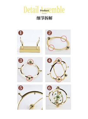 北欧创意个性永动机摆件旋转牛顿摆件家居客厅卧室装饰品生日礼物