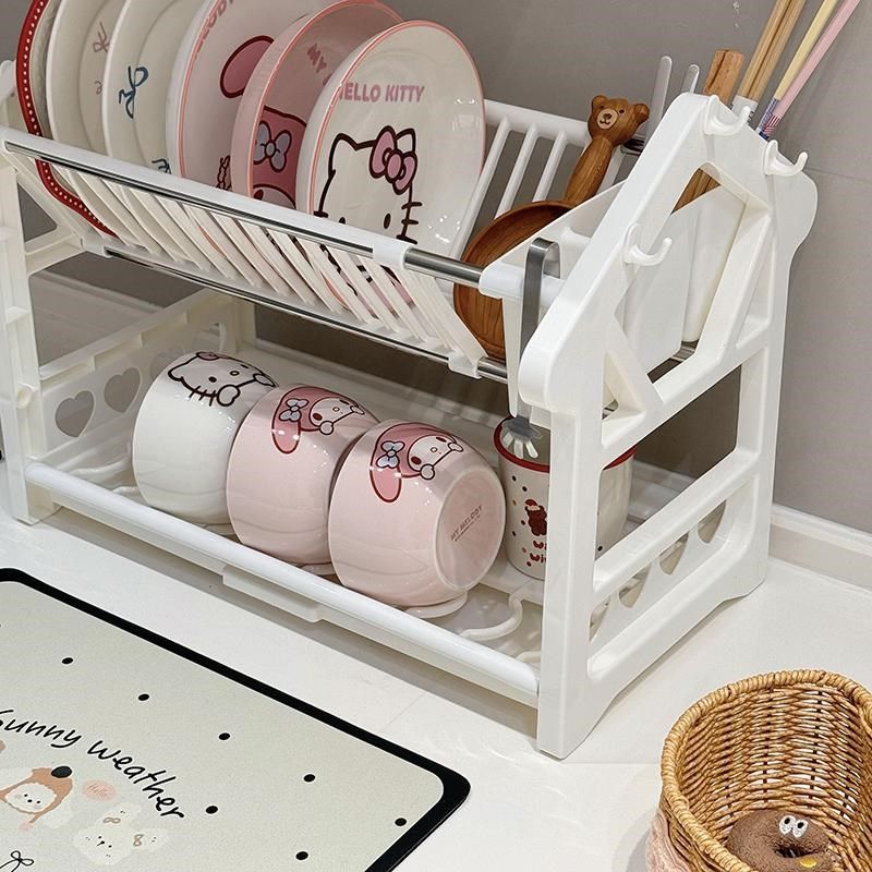 ins简约屋子造型碗架厨房餐具碗盘收纳架筷子勺子架大容量餐具架,厨房/烹饪用具,碗架,淘宝优惠券,粉丝福利购,淘宝优惠卷