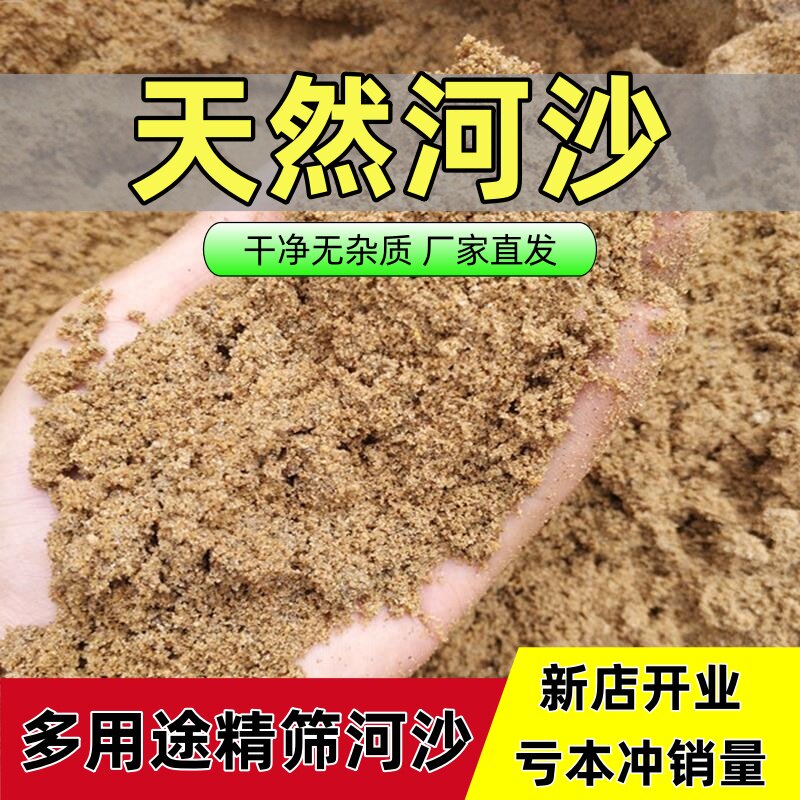 河沙养龟种花沙子水族造