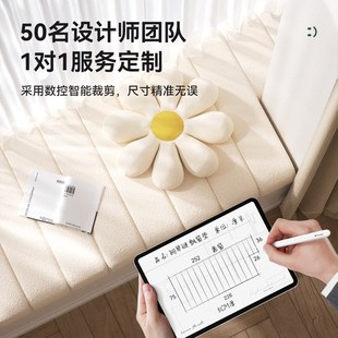 飘窗改造四季 定制泰迪绒飘窗垫窗台垫2024新款 通用可拆洗阳台垫子