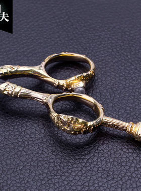 钢夫专业理发剪刀美发剪牙剪平剪打薄碎发剪发工具套装发型师专用