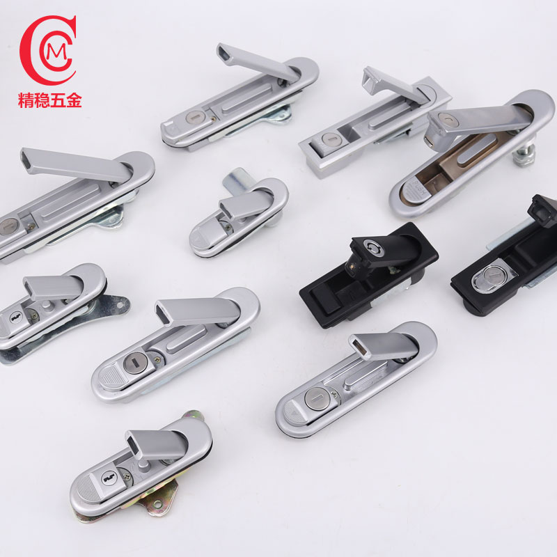 精稳五金  弹跳式机箱锁平面电箱电柜锁工业机械设备门锁