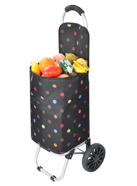 购物车小型轻便拉杆车买菜车小拉车迷你可折叠手拖车神器便携家用