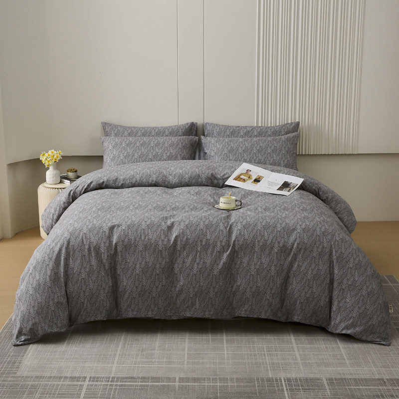 全棉磨毛四件套简约纯棉学生宿舍加厚床单被套1.8m床上用品双人,床上用品,床品套件/四件套/多件套,淘宝优惠券,粉丝福利购,淘宝优惠卷