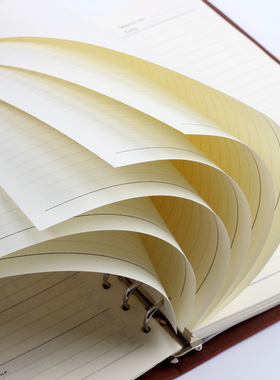 A5A6B5通用笔记本活页替芯 80克100张道林纸6孔9孔记事本替换