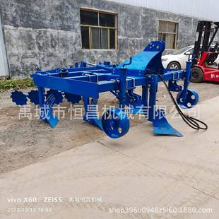 翻地犁带合墒器带陷深轮 农用深耕犁 土地开荒整地机厂家