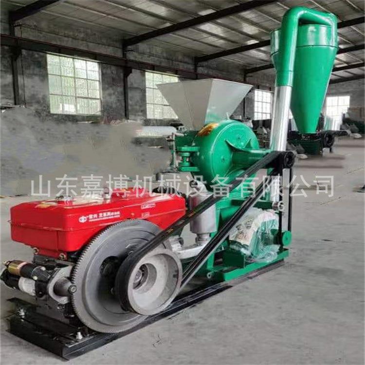 一键启动柴油机带齿盘粉碎机 立口进料燕麦玉米打粉机外贸采购款