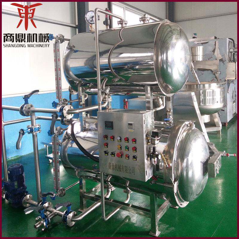 供应食品加工设备 五香肉粽杀菌釜 肉食类高温杀菌锅