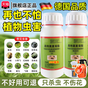 敌杀虫剂畏畏高效氯氟氰菊脂酯农药高效气雾剂植物驱虫高浓度正品