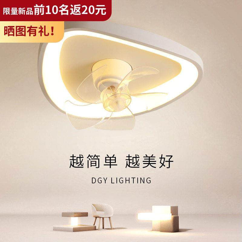 卧室灯360度摇头风扇灯2025年新款儿童灯一体电扇LED吸顶灯具Z263