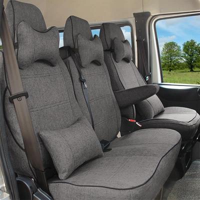 上汽大通V80专用座椅套3座5座6座7位V90/V70新途汽车亚麻全包坐垫