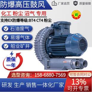 高压旋涡式鼓风机 化工厂专用防爆旋涡气泵 生化池曝气高压风机