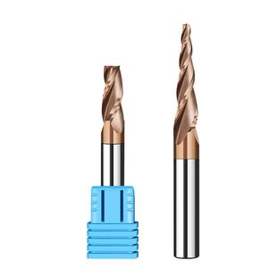 德国精装进口德国卡福三刃涂层攻丝刀10D12D钨钢数控螺旋立铣刀