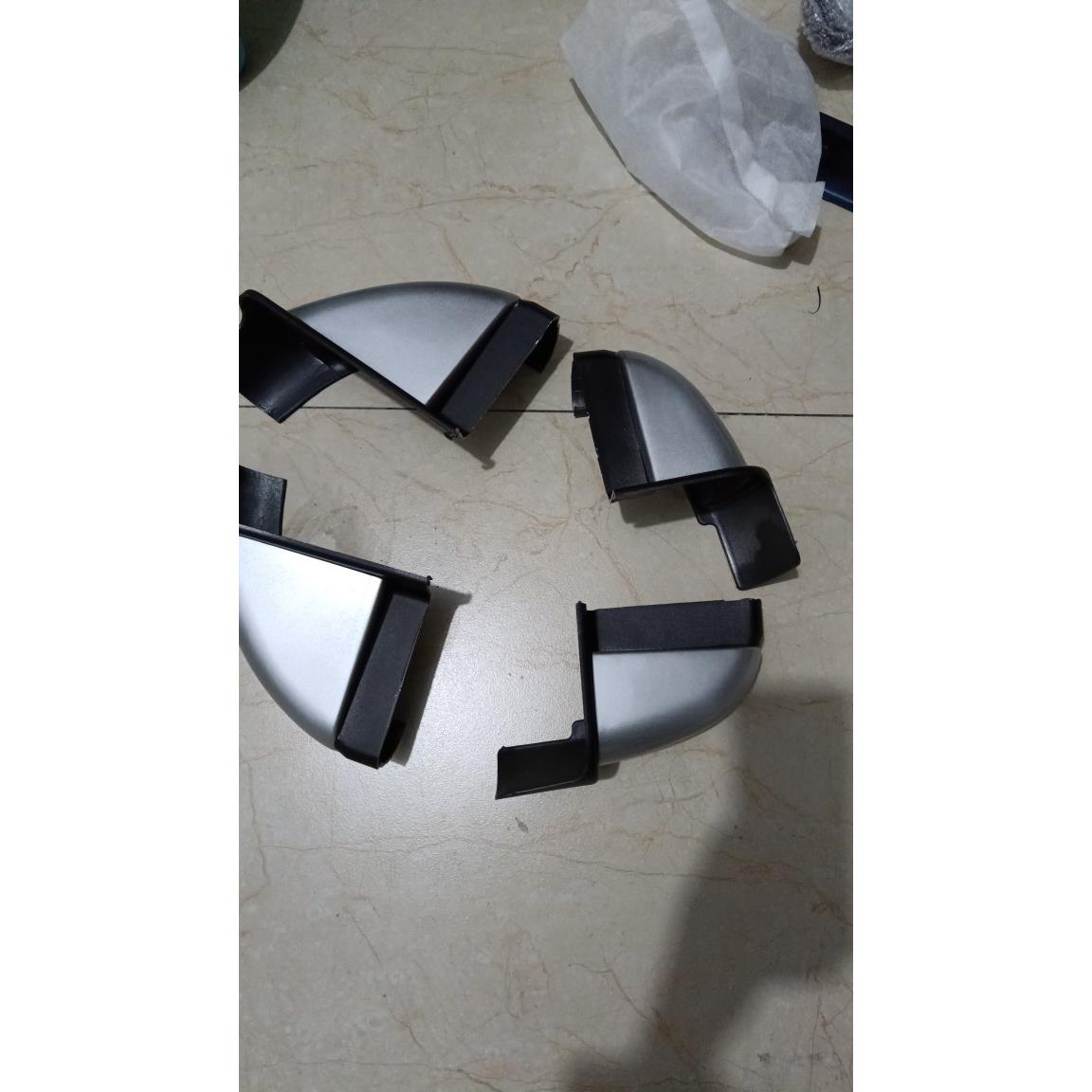 纳瓦拉专用皮卡踏板塑料堵头包脚锐骐7/6途达脚踏板黑色包脚支架