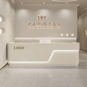 简约美容院吧台桌口腔医院导诊台医疗美容前台接待台服装 店收银柜