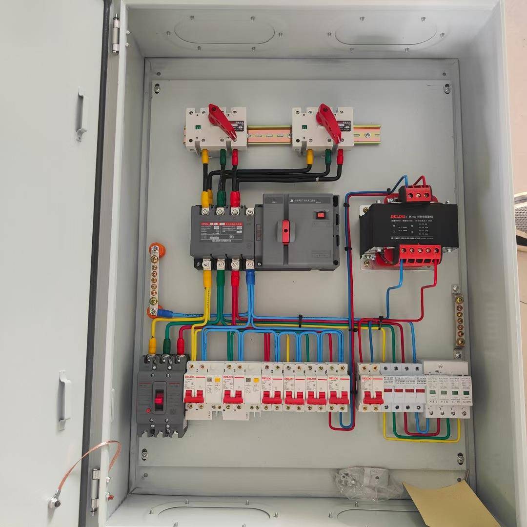双电源自动转换两进一出配电箱电梯消防ATDT成套厂家组装配电柜