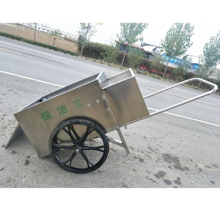 垃圾车环卫清洁车户外特大大型街道保洁物业400L四轮手推车清运车