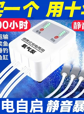 充电两用氧气泵增氧泵 养鱼车载户外增氧机充氧机usb便携充氧气泵