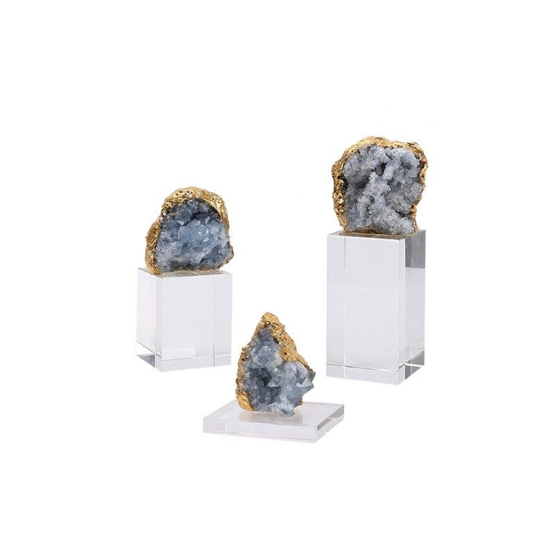 现代轻奢天然蓝晶洞客厅艺术z摆件办公室书房玄关茶几装饰品摆设,家居饰品,装饰摆件,淘宝优惠券,粉丝福利购,淘宝优惠卷