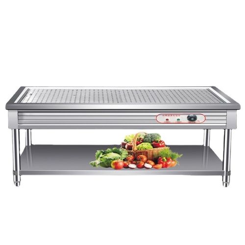 电热快餐保温台商用不锈钢小型B台商用电热蒸菜台小碗菜快餐车