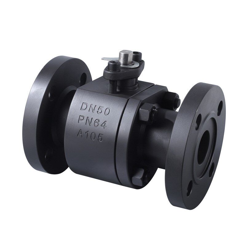 厂家现货Q41F-6m4C国标法兰浮动球阀 二片式A105锻钢高压球阀