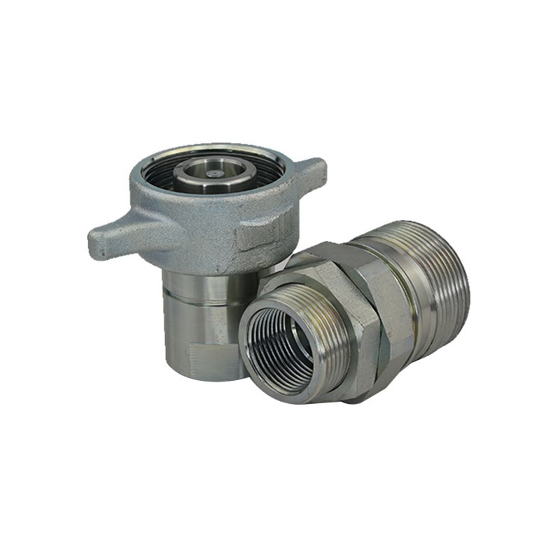 现货WJ-LC螺纹锁紧式液压快速接头 海沃自P卸车液压油缸快速接头