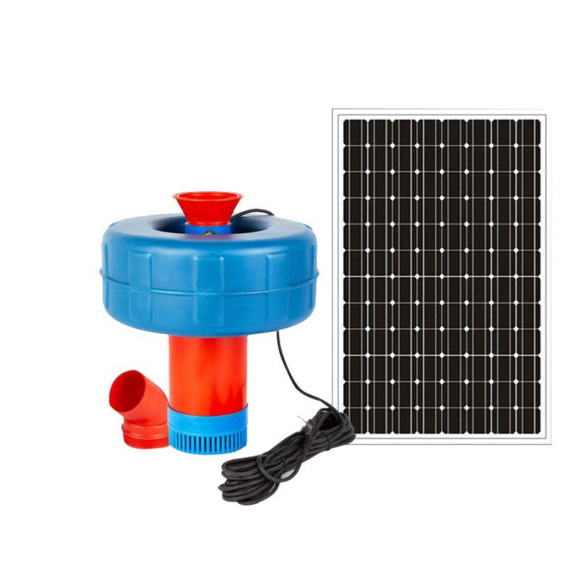 太阳能增氧c机鱼塘专用 全自动水产养殖 大型大功率户外喷泉增氧