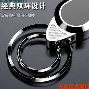 激光汽车钥匙扣挂钩加厚锁匙链不锈钢配件士挂件圈环