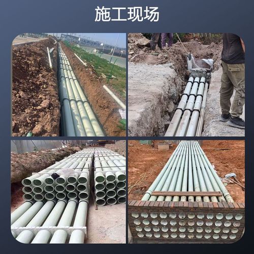 地埋式玻璃钢拉缠管道p BWFRP拉挤缠绕电缆管道 编织电力保护管