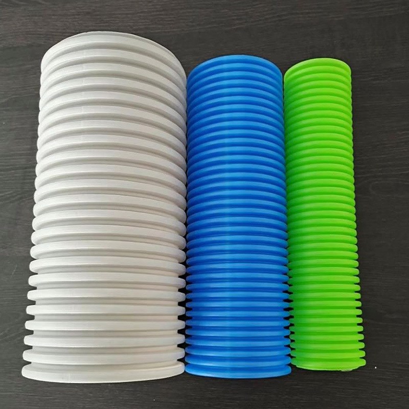 中央空调新风管道PE新风管75/110/160排风软管双.壁波纹软管