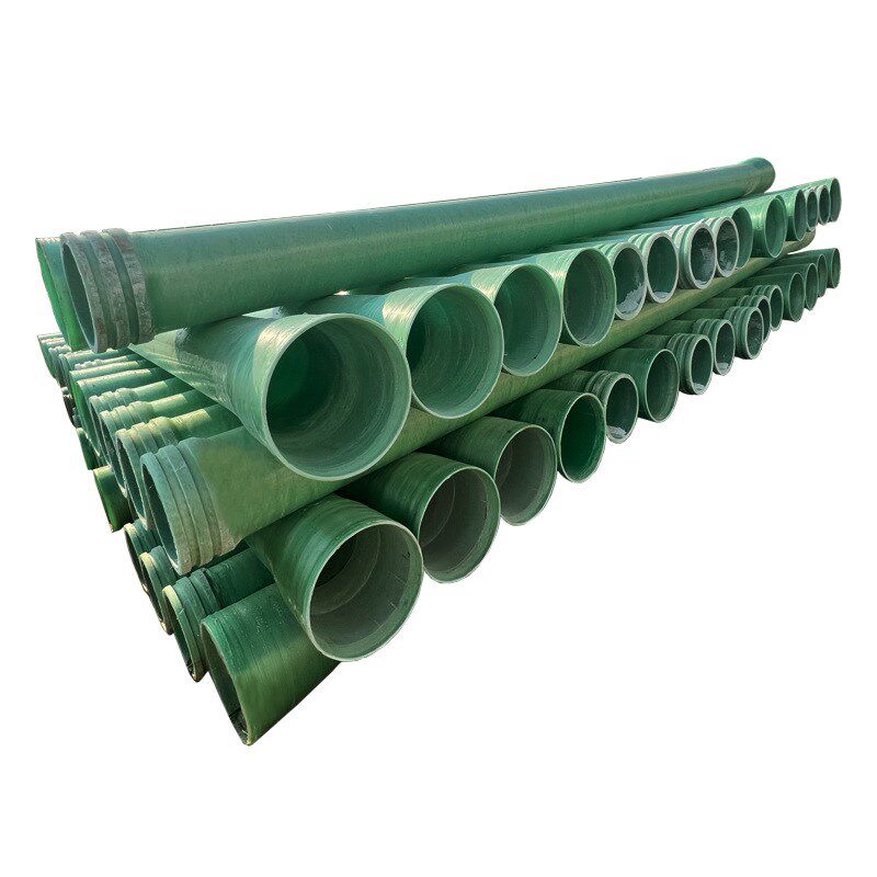 厂家直供玻璃钢防腐夹砂管道市政排污排水O管玻璃钢缠绕电缆管