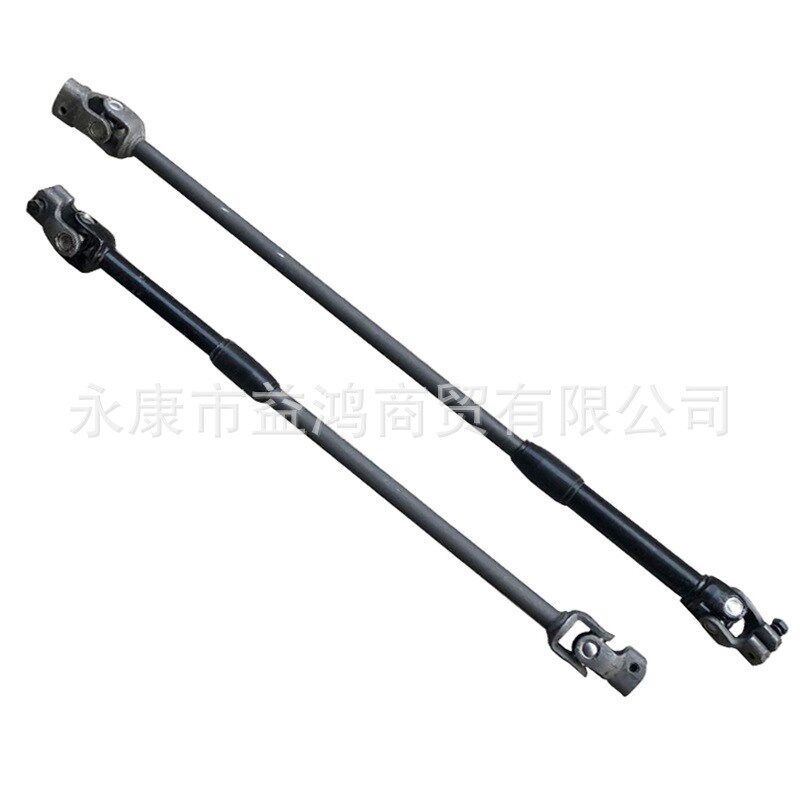 改装电动钢管e车配件 卡丁车方向机连接伸缩万向节转向轴290-850M
