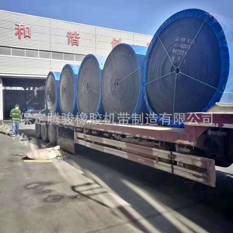 厂家供应PVC输送带  耐磨A橡胶环形输送带 环形化挡板输送带
