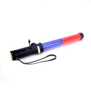 39CM爆闪指挥棒交通指示荧光棒演唱会发光棒破窗手电Y一体机场引