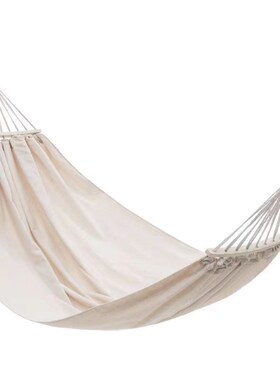 新款白色加厚吊床户外儿童成人露营家H用双人宿舍室内外防侧翻秋