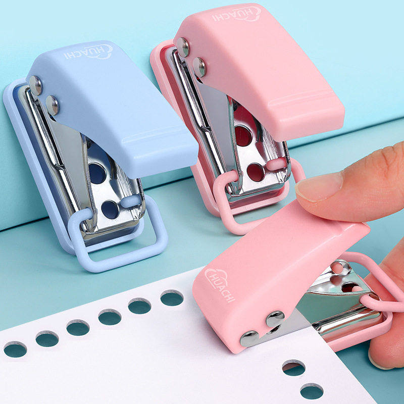 华杰厂家迷你小型打孔器孔 省力打洞机圆环活页本 装订纸张