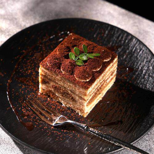 馥斓思薇方形经典提拉米苏慕斯蛋糕动物奶油商用冷冻甜品半成品